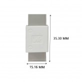 Connecteur pour rubans LED COB + SMD - 8mm - 10mm - IP65