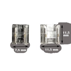 Conector  para tiras LED COB + SMD - 8mm - 10mm - IP65