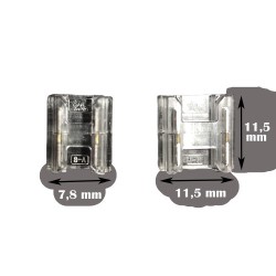 Connector for COB + SMD LED strips - 8mm - 10mm - IP65