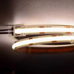 Connector for COB + SMD LED strips - 8mm - 10mm - IP65