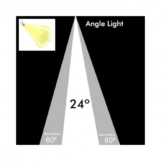 Foco Encastrável Orientável LED 25W - IP20 - 24º - CCT