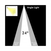 25W Round Adjustable LED Spotlight - IP20 - 24º - CCT