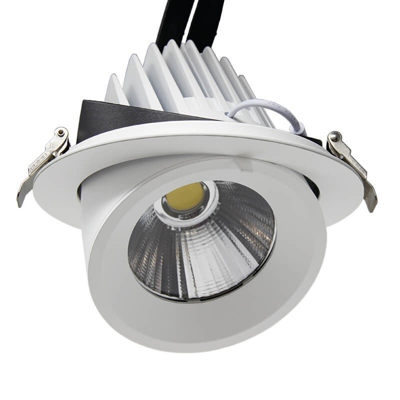 25W Round Adjustable LED Spotlight - IP20 - 24º - CCT