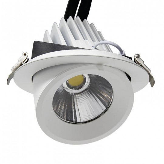 Verstellbarer LED-Einbaustrahler mit einstellbarer Leistung - 24W - IP20 - 24º - CCT