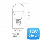 Ampoule LED MI-LED E27 A60 180º - 3W - 7W - 9W - 12W