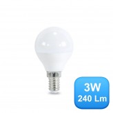 Lâmpada LED MI-LED E14 A60 180º - 3W