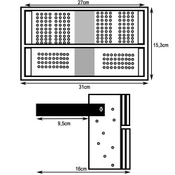 Projector LED 50W MAGNUM AIR 186Lm/W 60º