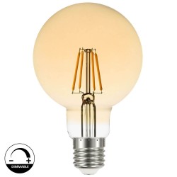 Bombilla LED Filamento Vintage 7W E27 G125 - Dimmable