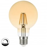 7W LED Bulb Filament Vintage E27 G125 - Dimmable