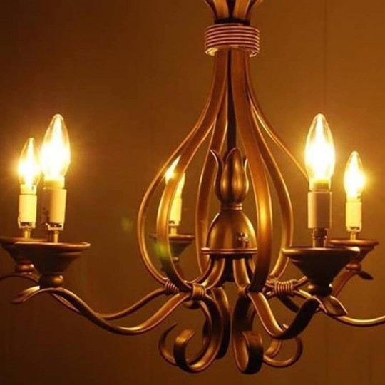 LED Lampe E14 4W C35 Kerze Glühfaden