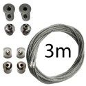 Kit de Suspensão para Calha Suspensa - 1 metro
