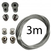 Suspension kit for Hanging Rail - 1 metre