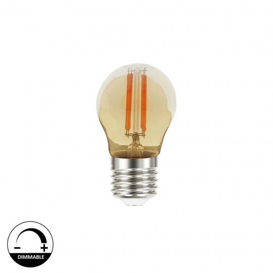 Glühfaden LED Lampe E27 4W G45 - Dimmbar