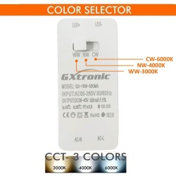 Encastrável 16W Circular - OSRAM CHIP DURIS E 2835 - CCT -  UGR19