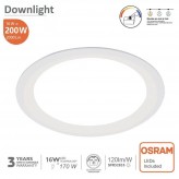 Downlight LED 16W Circulaire - OSRAM CHIP DURIS E 2835 - CCT - UGR19