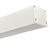 Aluminum Profile- White - POSTDAM - UGR17 Micro Prism Diffuser -2 Meters - Batten + Pendant