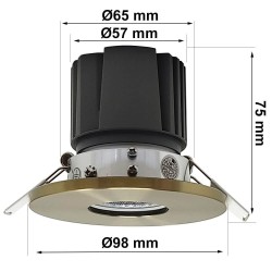 15W LED Downlight - BRONZE - CRI+92 - UGR13