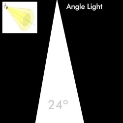 15W LED Downlight - Adjustable - TECHNICAL WHITE- CRI+92 - UGR13