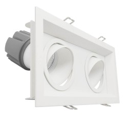 Downlight LED 30W - Direccionable  - BLANCO Doble - CRI+92 - UGR13