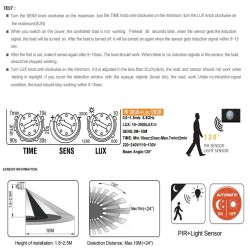 30W LED Floodlight NEW  AVANT OSRAM CHIP DURIS E 2835 - Motion Sensor PIR