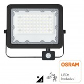 50W LED Floodlight NEW  AVANT OSRAM CHIP DURIS E 2835 - Motion Sensor PIR