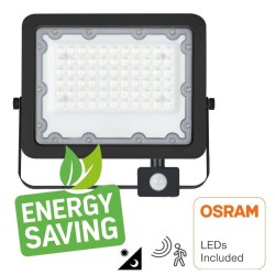 50W LED Floodlight NEW  AVANT OSRAM CHIP DURIS E 2835 - Motion Sensor PIR