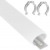 Barre Linéaire LED intégrée - Surface - OSLO MINI  -24V- 0.5m - 1m - 1.5m - 2m