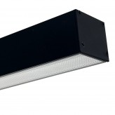 Aluminum Profile- Black - POSTDAM - UGR17 Micro Prism Diffuser -2 Meters - Batten + Pendant