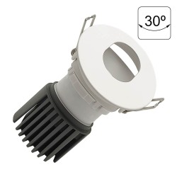 15W LED Downlight - Adjustable - TECHNICAL WHITE- CRI+92 - UGR13