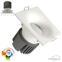 15W LED Downlight -  WHITE - SQUARE - CLOUD - CRI+92 - UGR13