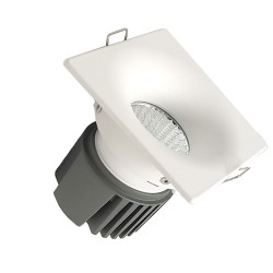 15W LED Downlight -  WHITE - SQUARE - CLOUD - CRI+92 - UGR13