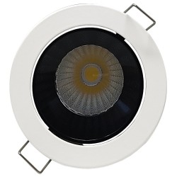 15W LED Downlight - Adjustable - WHITE - BLACK - CRI+92 - UGR13