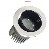 15W LED Downlight - Adjustable - WHITE - BLACK - CRI+92 - UGR13