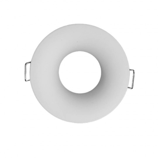 Aro Fixo para Lâmpada  circular Branco GU10-MR16