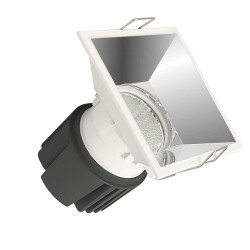 15W LED Downlight -  CHROME - SQUARE - CRI+92 - UGR13