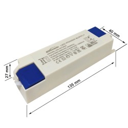 Driver for LED luminaires LED 40W 1000mA DRIVER40W-1000MA