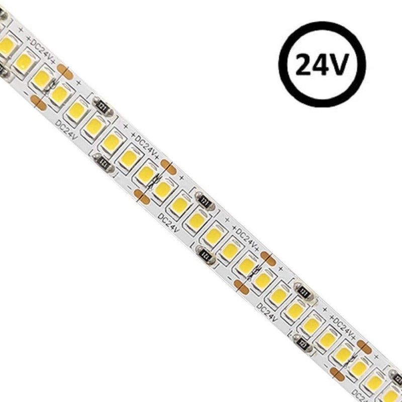 Tira LED 24V | 238xLED/m | 5m | SMD2835 | 2200Lm | 20W/M | IP20