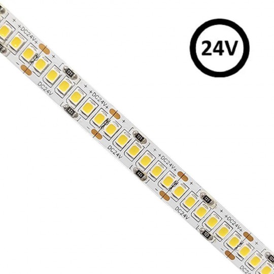 LED-Streifen 24V | 240xLED/m | 5m | SMD2835 | 2200Lm | 25W/M | IP20