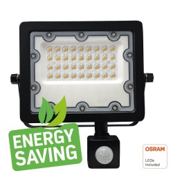 30W LED Floodlight NEW  AVANT OSRAM CHIP DURIS E 2835 - Motion Sensor PIR