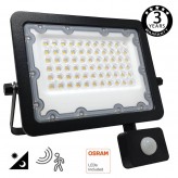 LED-Flutlichtstrahler 50W NEW AVANT OSRAM CHIP DURIS E 2835 - Bewegungssensor PIR