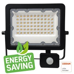 50W LED Floodlight NEW  AVANT OSRAM CHIP DURIS E 2835 - Motion Sensor PIR