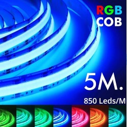 LED Strip 24V RGB | 5m | COB| 850 LED/m | 1650Lm | 18W/M | IP20