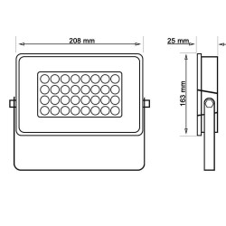 50W LED Floodlight NEW AVANT OSRAM CHIP DURIS E 2835