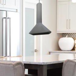 Lámpara Colgante rectangular DARK - Hormigón -  para E14 - IP65
