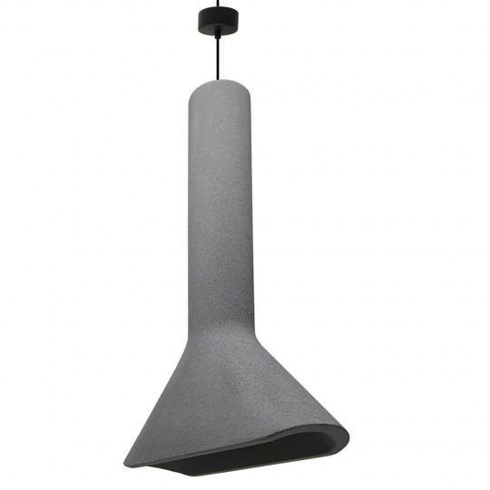 Lámpara Colgante rectangular DARK - Hormigón - para E14