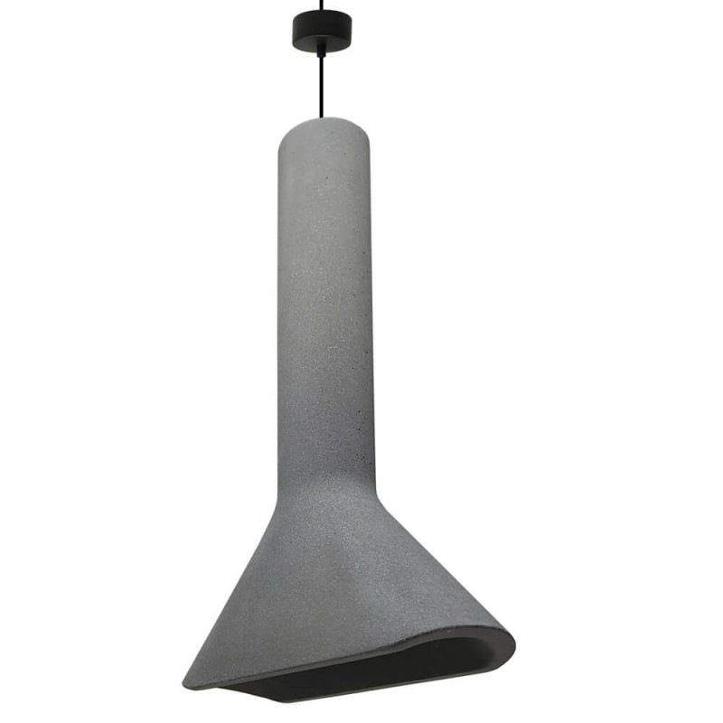 Pendant Lamp - Rectangular - DARK - Concrete - for E14 - IP65