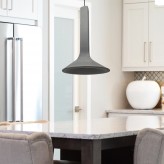 Pendant Lamp - Circular - DARK - Concrete - for E14