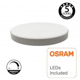 Plafón LED Superficie 24W - DRAMMEN - Plata