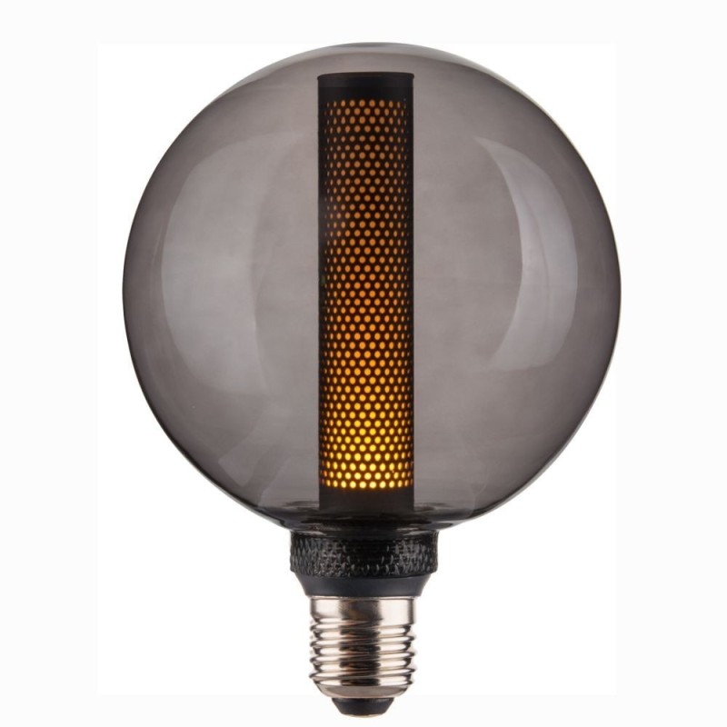 Lâmpada LED moderna - Cristal - Fumaça Suave - 4W - E27 - G125