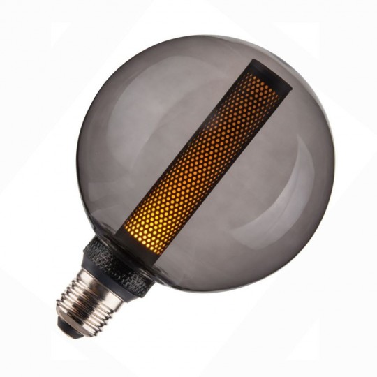 LED-Lampe - Modern - Glas - Weicher Rauch - 4W - E27 - G125